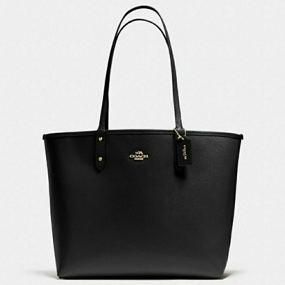 { Coach } Reversible Luxury City Tote - Picture 4 of 8